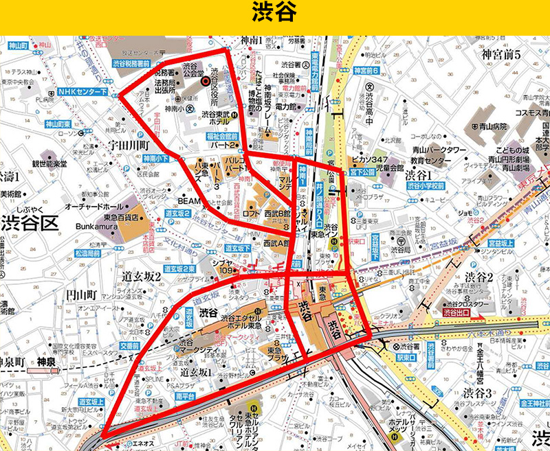 渋谷MAP