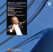 シベリウス：交響曲第1番ホ短調、ブリテン：青少年のための管弦楽入門、ウェーベルン：夏風のなかで＜Mariss Jansons＞画像