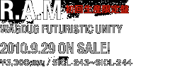WAGDUG FUTURISTIC UNITYuR.A.M 񐶎YՁv2010.9.29 ON SALE! \3,300(ō) / SICL-243`SICL-244