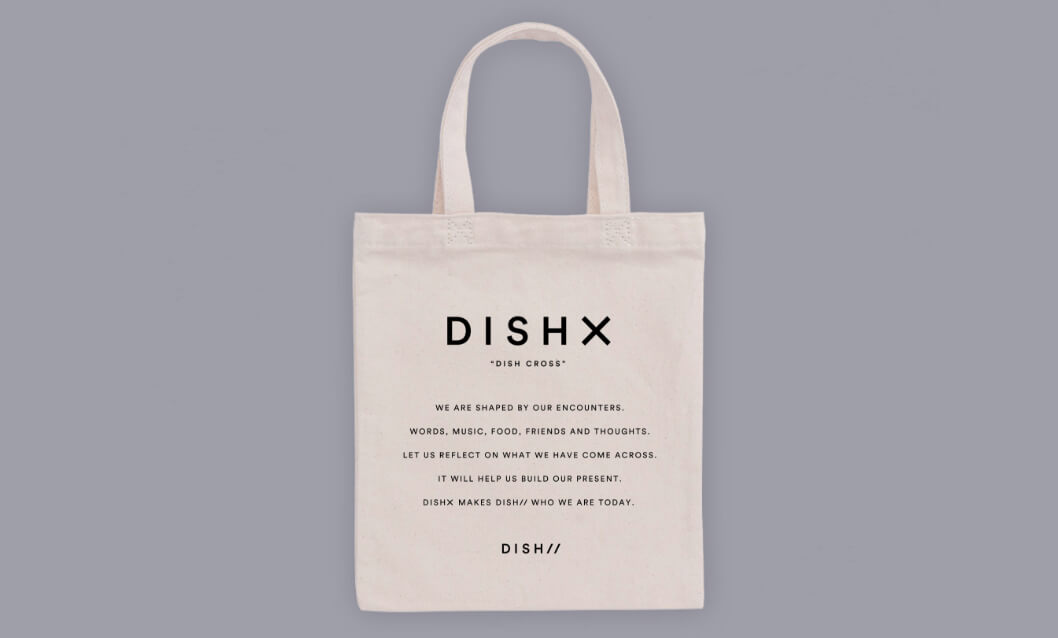 DISH//オリジナル「X」ミニトートバッグ