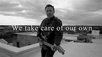 「We Take Care Of Our Own」ビデオクリップ