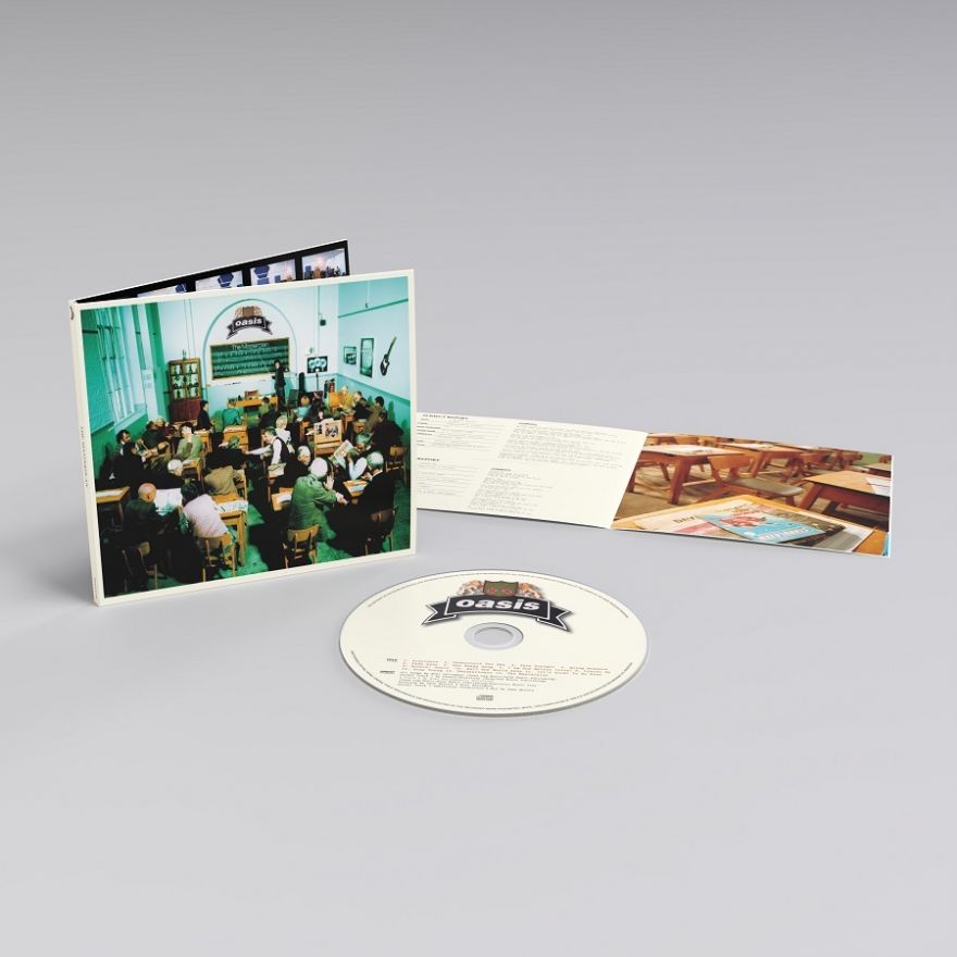 Oasis『The Masterplan』ソフトパック仕様CD写真