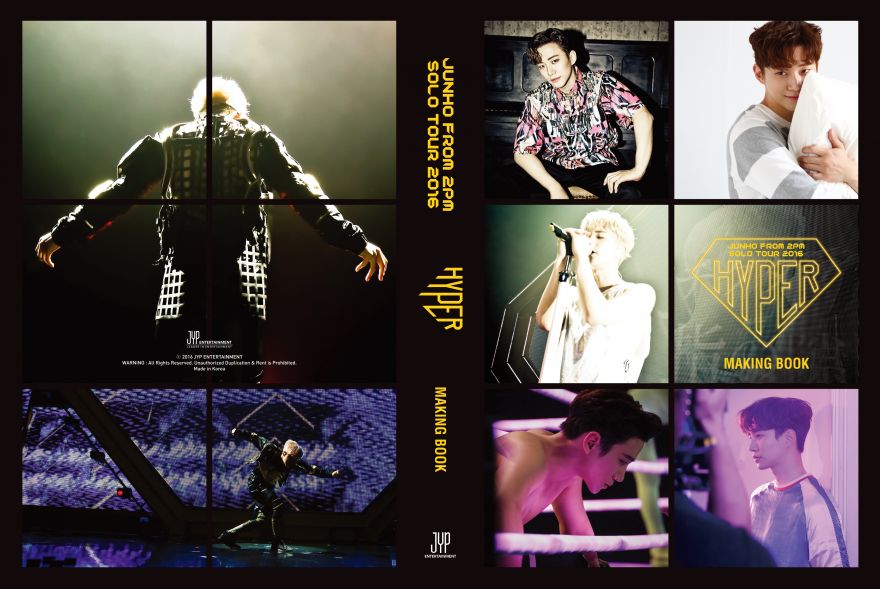 JUNHO （From 2PM） Solo Tour 2016 “HYPER” Making Book表紙公開 