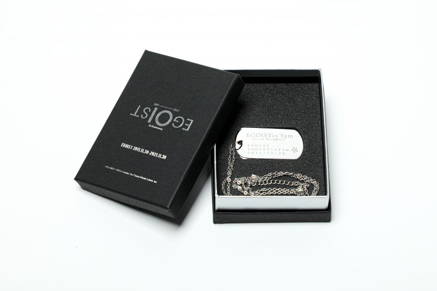 silver925 ドッグタグ「EGOISTix*fam 10th Anniversary」受注販売開始！ | EGOIST | ソニー