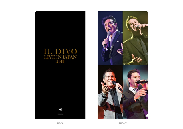 IL DIVO『ライヴ・アット・武道館2018』 先着購入者特典決定！ | イル・ディーヴォ | ソニーミュージックオフィシャルサイト