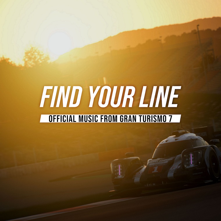 『Find Your Line：Official Music from Gran Turismo 7』ジャケット写真